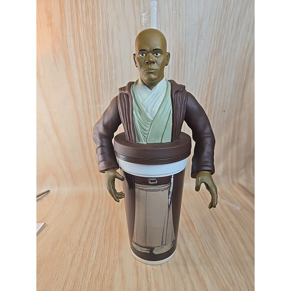 Star Wars  Ep.1  Phantom Menace  Mace Windu  Cup/Topper/Straw NEW